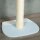 Höhenverstellbarer Kratzbaum, Anti-Rutsch, Sisalseil-Pfosten, 220-260H x 47L x 34W cm, Gelb/Weiß/Blau