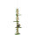Kratzbaum höhenverstellbar 202-242 cm, rutschfest, Juteseil-Pfosten, Spanplatte, Grün/Gelb