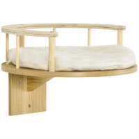Wandliege, Katzenbett, mit Schutzrand, Liegekissen,...