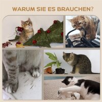 Kletterwand-Set für Katzen, Hängematte, Kratzbrett, Sprungplattformen, Plüsch, Sisal, Grau