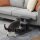 Katzentreppe 3 Stufen Tiertreppe Treppe für Katze Haustiertreppe 45 x 35 x 34 cm Dunkelgrau