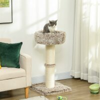 Katzenbaum, 87 cm, Katzenturm mit dickem Kratzpfosten,...