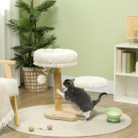 Katzenbaum, 61,5 cm, mit Katzenbett, Kratzpfosten,...
