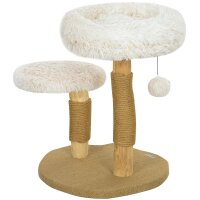 Katzenbaum, 61,5 cm, mit Katzenbett, Kratzpfosten,...