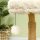 Katzenbaum, 61,5 cm, mit Katzenbett, Kratzpfosten, Sprungplattform, Spielzeugball, für Katzen bis zu 5 kg, Weiß