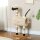Katzenbaum im Schaf-Design, mit Kratzpfosten, Tunnel und Spielzeug, 98 cm, Hellbraun