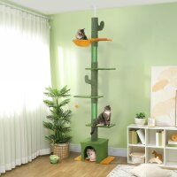 Höhenverstellbarer Kratzbaum 230-275 cm,...