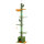 Höhenverstellbarer Kratzbaum 230-275 cm, platzsparend, Spielzentrum mit Hängematte, Grün