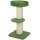Katzenbaum 91cm Spielbaum mit Katzenbett, Plattform Lammwolle Grün