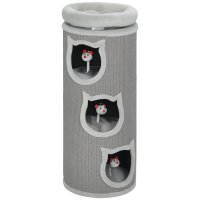 Katzenkratzfass, 96 cm, 4-Ebenen-Katzenturm mit...