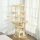 2 Meter hoher Kratzbaum Große für 2-3 Katzen, Kratzpfosten, Höhlen, Hängematte, Verstecke, mehrstöckiges Design, Sisal, Holz, Plüsch, Beige
