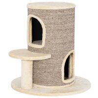Katzenfass, Kratzbaum mit 2 Ebenen, Sprungplattform,...