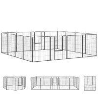 Welpenauslauf, modulares Design, 16 Elemente, 2...