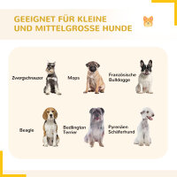 Welpenauslauf, modulares Design, 16 Elemente, 2 Türen, wetterfest, Stahl, 3,2 x 3,2 x 1 m, grau