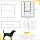 Welpenauslauf, modulares Design, 16 Elemente, 2 Türen, wetterfest, Stahl, 3,2 x 3,2 x 1 m, grau