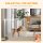 Welpenauslauf, modulares Design, klappbar, Stahlrahmen, für Innen, weiß, 90 x 123 x 102cm