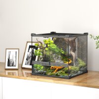 Glas-Terrarium für Reptilien, erhöhter &...