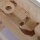 Hamsterkäfig aus Holz 2 Etagen 60 x 35 x 42 cm Nagerkäfig Kleintierkäfig mit aufklappbarem Gitterdach Trinkflasche Rampe Wippe Fütterungsstation Mäusekäfig für Zwerghamster Naturholz