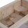 Hamsterkäfig aus Holz 2 Etagen 60 x 35 x 42 cm Nagerkäfig Kleintierkäfig mit aufklappbarem Gitterdach Trinkflasche Rampe Wippe Fütterungsstation Mäusekäfig für Zwerghamster Naturholz