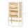 Hamsterkäfig aus Holz 5 Etagen Nagarium Nagerkäfig Kleintierkäfig mit Gitterdach Rampen, Holzkäfig Mäusekäfig groß Käfig für Hamster Zwerghamster 60 x 40 x 120 cm Naturholz