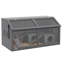 Hamsterkäfig, Kleintierkäfig aus Holz,...