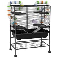 Hamsterkäfig mit Röhren, Laufrad,...