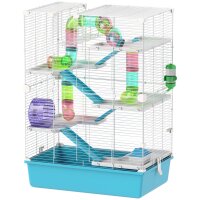 6-stöckiger Hamsterkäfig mit Röhren,...