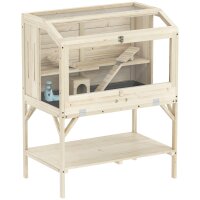 Hamsterkäfig, 2 Ebenen, Kleintierkäfig mit...