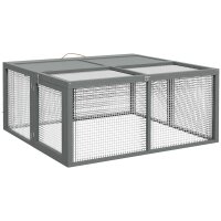 Kleintierkäfig, Kaninchenstall, aufklappbares Dach,...