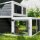 Hasenstall 2 Ebenen mit klappbar Dach Kaninchenstall aus Vollholz Winterfest Doppelstockhaus 122x95x93,5 cm Grau