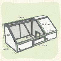Schildkrötenbox, Outdoor Schildkrötengehege, bodenloses Design, leicht zu öffnen, Schildkrötenhaus, Weiß
