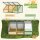 Schildkrötenbox, Outdoor Schildkrötengehege, bodenloses Design, leicht zu öffnen, Schildkrötenhaus, Weiß