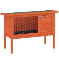 Hasenstall erhöhter Kaninchenstall aus Holz mit...