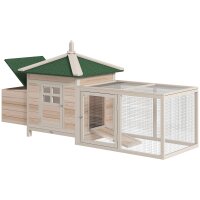 Hühnerstall für Zwerghühner 196 x 76 x 97...