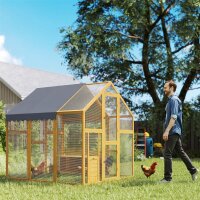 Hühnerstall 3,07㎡ Freilaufgehege Holz mit...