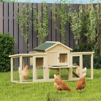 Hühnerstall Hühnerhaus aus Holz mit Nistkasten,...