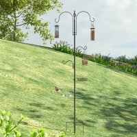 Vogel Futterstation 208 cm Vogelfutterstation mit 4...