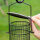 Vogel Futterstation 208 cm Vogelfutterstation mit 4 Haken, Erdspieß, Wasser- & Futterschale, Futtersäule Freistehend Vogelfutterspender für Garten Wildvögel Stahl Schwarz