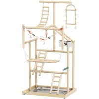Vogelständer, Vogelstangen-Set, 4 Ebenen,...