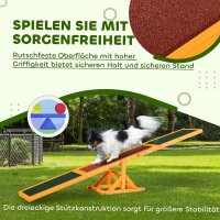 Hundewippe für Agility Training, rutschfest, bis 50 kg belastbar, 180 x 30 x 30 cm