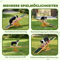 Hundewippe für Agility Training, rutschfest, bis 50 kg belastbar, 180 x 30 x 30 cm