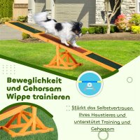 Hundewippe für Agility Training, rutschfest, bis 50 kg belastbar, 180 x 30 x 30 cm