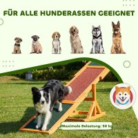 Hundewippe für Agility Training, rutschfest, bis 50 kg belastbar, 180 x 30 x 30 cm