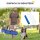 Agility Set Hunde 6-teiliges Agility-Ausrüstung für Hundetraining klappbar Steckhürdenset mit 6 Slalomstangen Tragetasche Trainingszubehör Koordinationstraining Agilityset für Spiele Training