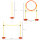 Agility Set Hunde 3-teiliges Agility-Ausrüstung für Hundetraining Steckhürdenset mit 6 Slalomstangen höhenverstellbar Hürden Sprungreifen Tragetasche Agilityset für Spiele Training