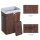 Wäschekorb schmal mit Deckel 72L Wäschesammler mit Griff, herausnehmbarer Wäschesack, Wäschebox für Waschküche Schlafzimmer Badezimmer, Dunkelbraun