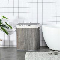 100L Wäschekorb mit 3 Griffen, mit waschbarem...