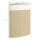 Wäschekorb im Eckdesign, Bambusgeflecht, 55 Liter, Stoffbeutel, Metallrahmen, Creme