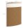 Wäschekorb im Eckdesign, Bambusgeflecht, 55 Liter, Stoffbeutel, Metallrahmen, Braun