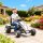 Gokart, Tretauto mit verstellbarem Sitz, Bremse, Pedalantrieb, Tretfahrzeug mit Vor- und Rückwärtsgang, Kinderfahrzeug bis 35 kg belastbar, für Kinder 3-6 Jahre Weiß
